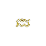 Gold Rhinestone Aquarius
