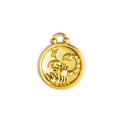 Gold Scorpio Circle