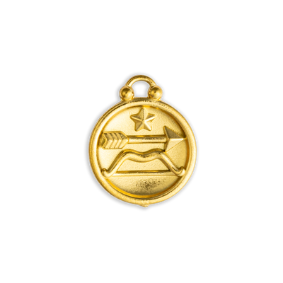 Gold Sagittarius Circle