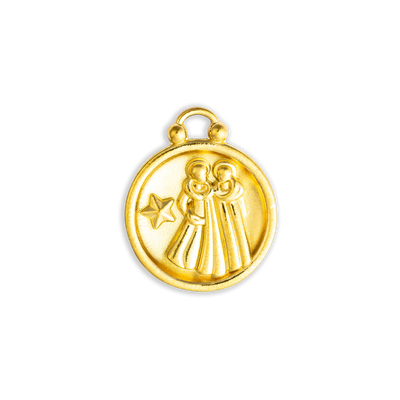 Gold Gemini Circle