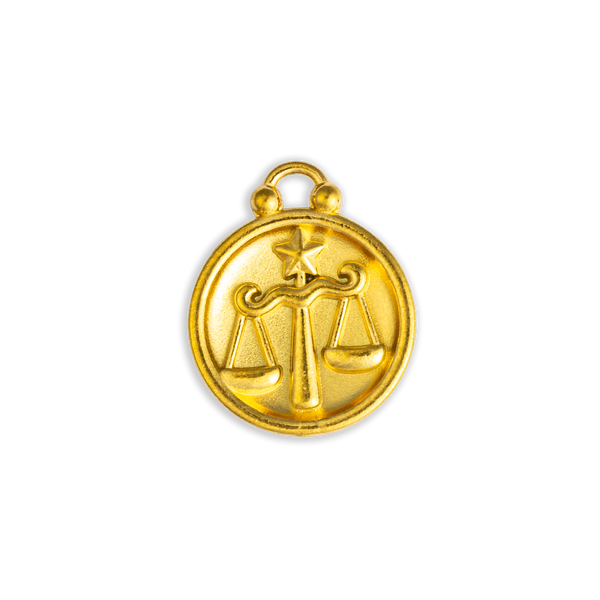 Gold Libra Circle