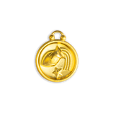 Gold Aquarius Circle