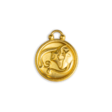 Gold Virgo Circle