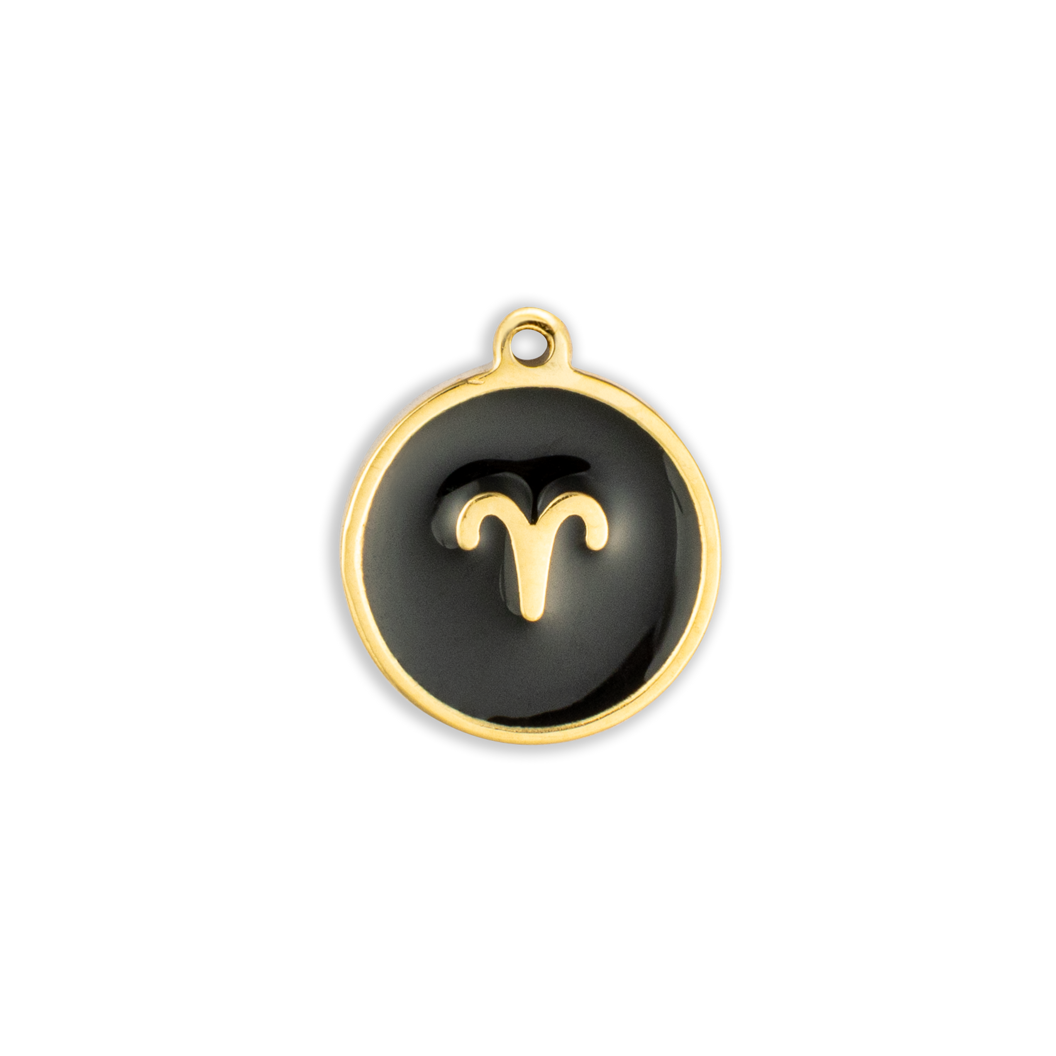 Black & Gold Zodiac Charm
