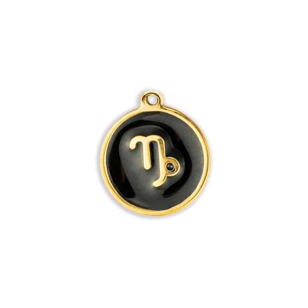 Black & Gold Capricorn