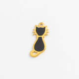 Gold Charm Black Cat II