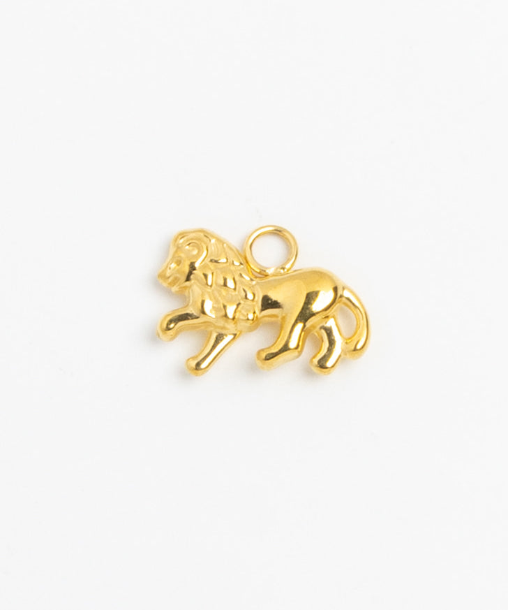 Gold Charm Lion