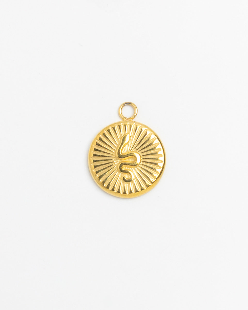 Gold Charm Ray Medallion