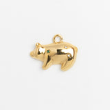 Gold Charm Pig