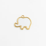 Gold Charm Elephant