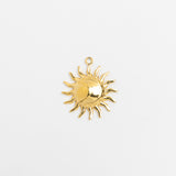 Gold Charm Sun Rays