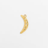 Gold Charm Crescent Moon