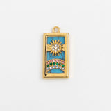 Gold Charm Sun Tarot
