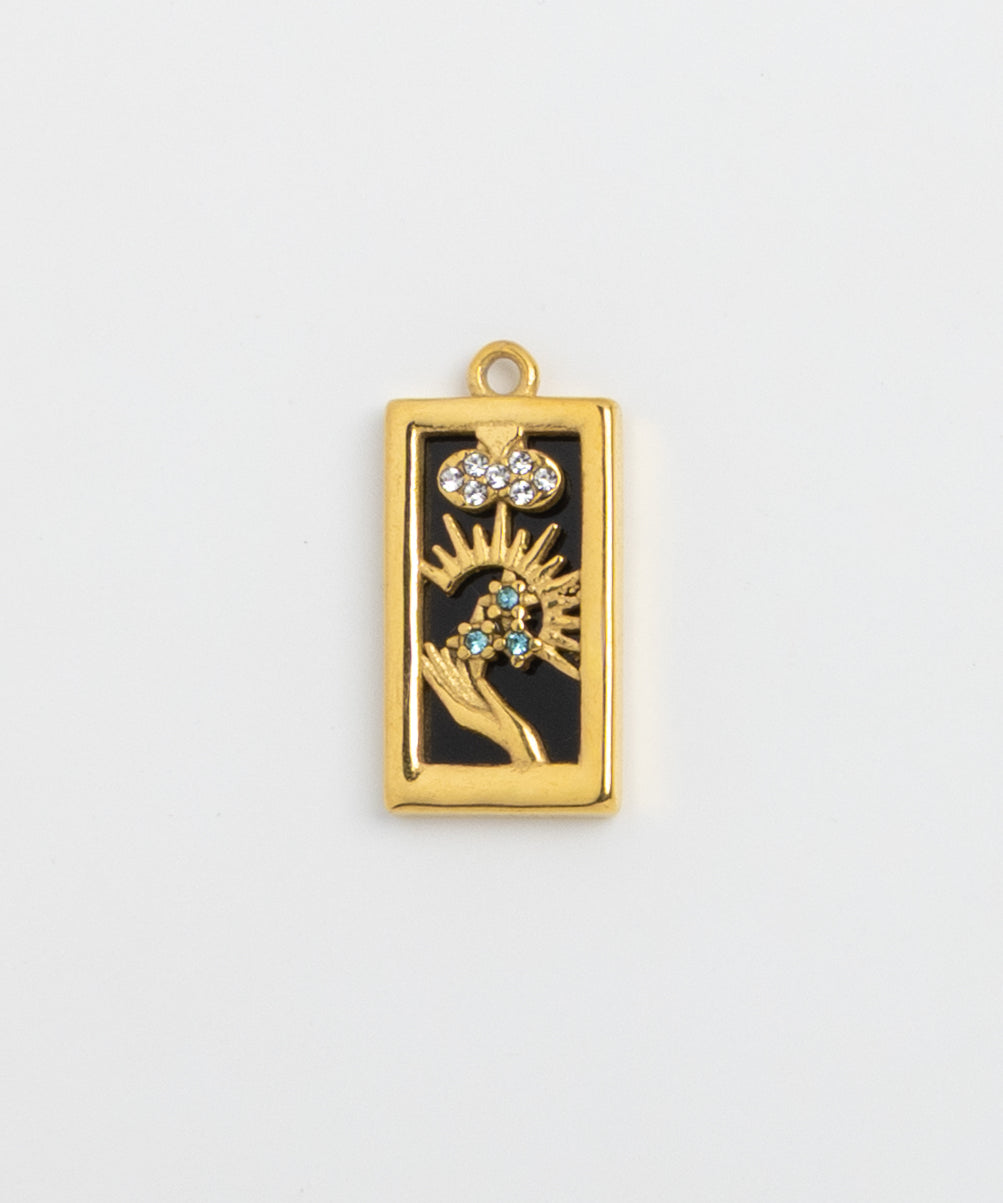 Gold Charm Flower Tarot