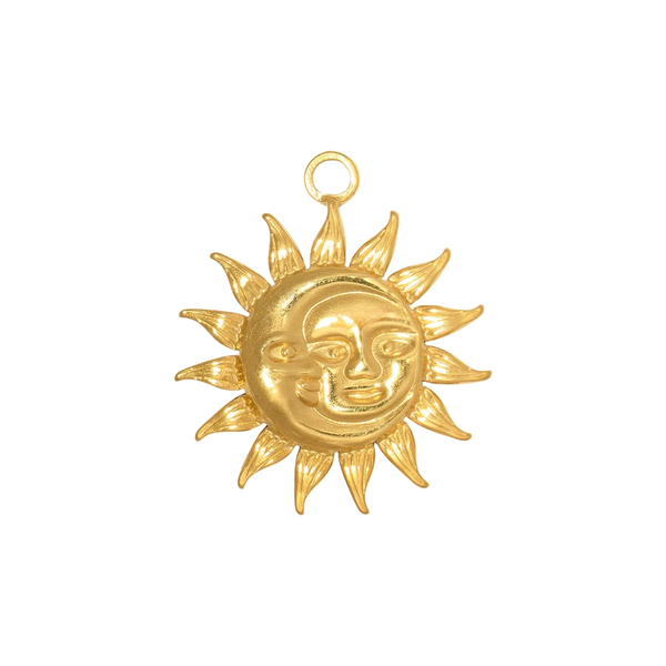 Gold Charm Radiant Sun