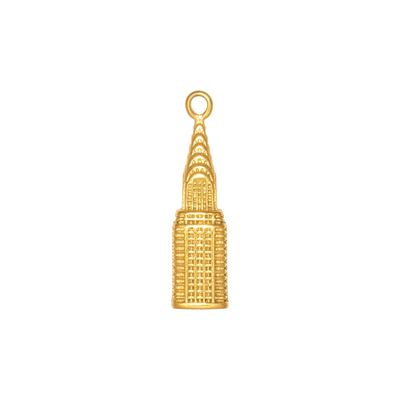 Gold Charm Chrysler Building