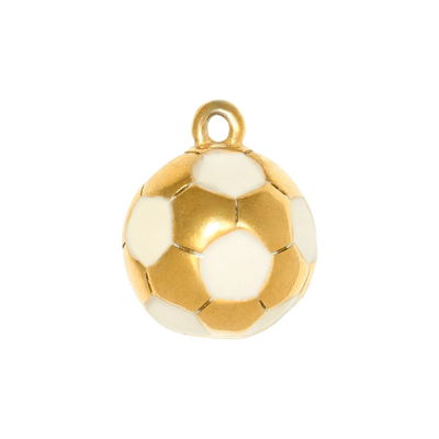 Gold Charm Soccer Ball