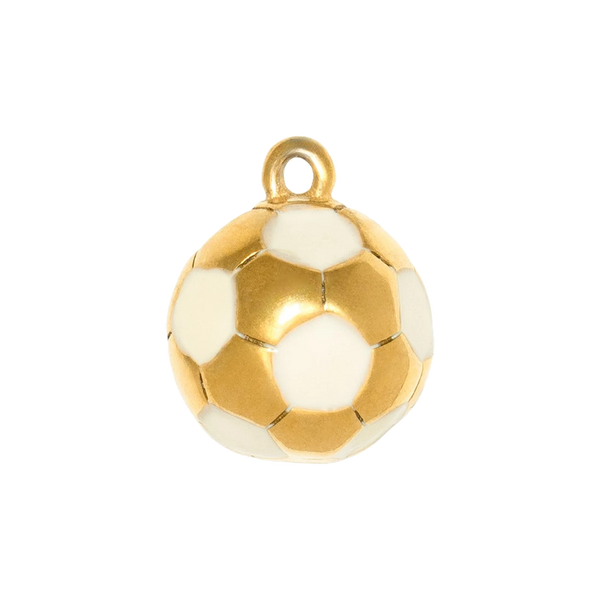 Gold Charm Soccer Ball