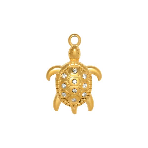 Gold Charm Sea Turtle