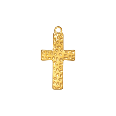 Gold Charm Cross