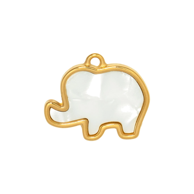 Gold Charm Elephant