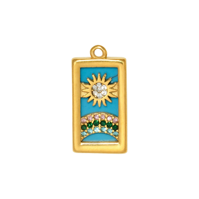 Gold Charm Sun Tarot