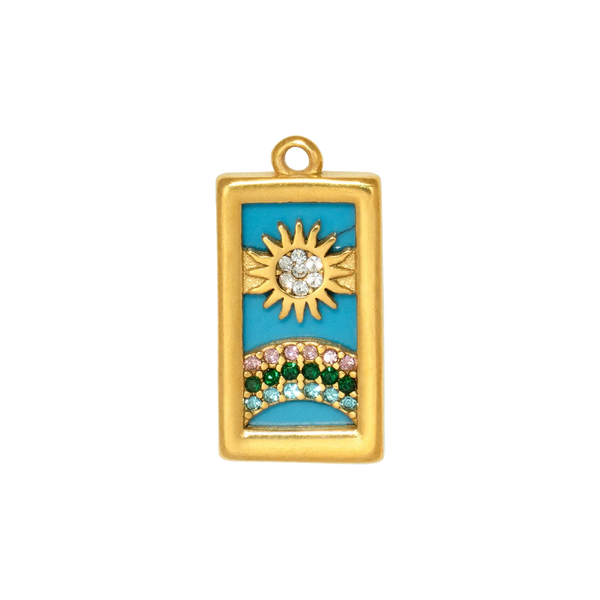 Gold Charm Sun Tarot
