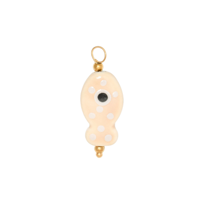 Gold Charm Evil Eye Fish