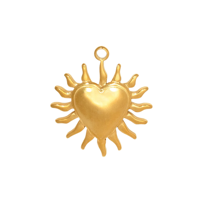Gold Charm Sacred Heart II