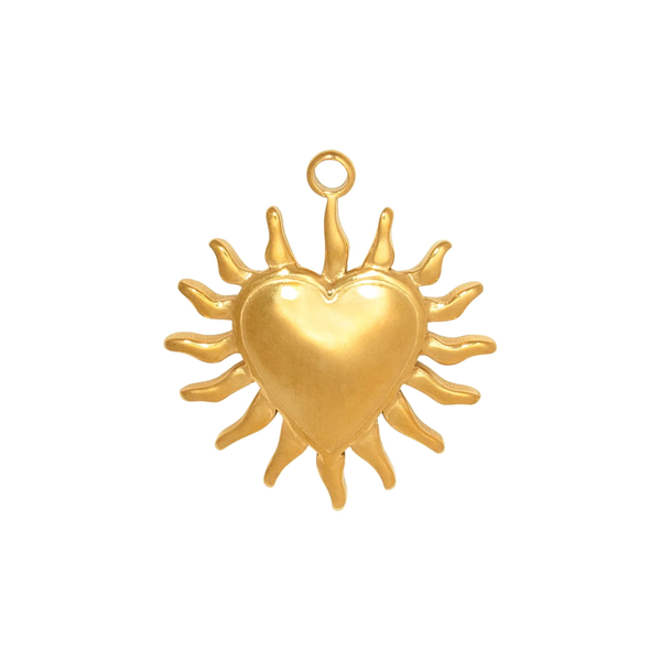 Gold Charm Sacred Heart II