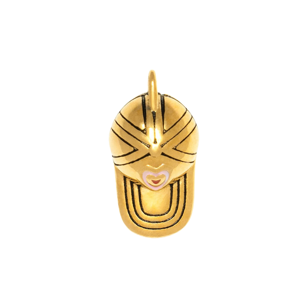 Gold Charm Sun Face II