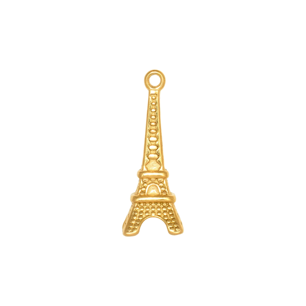 Gold Charm Eiffel Tower