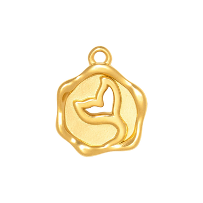 Gold Charm Cancer Zodiac