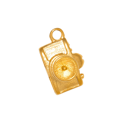 Gold Charm Vintage Camera