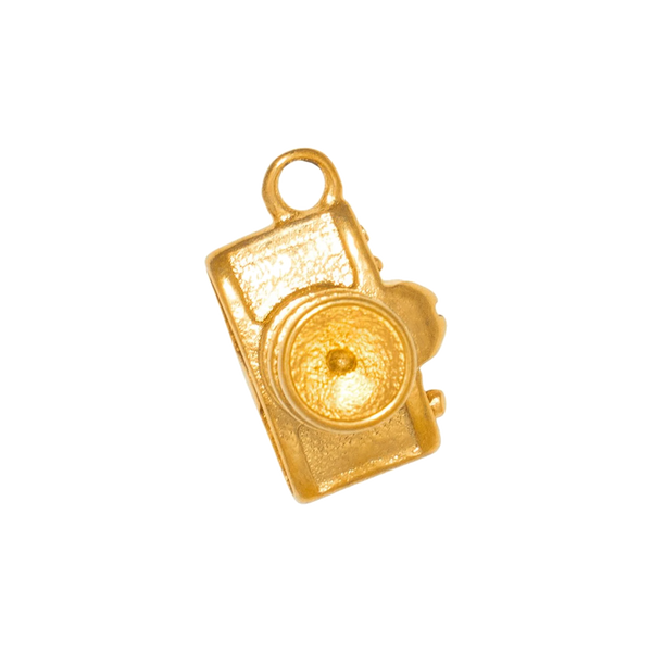 Gold Charm Vintage Camera