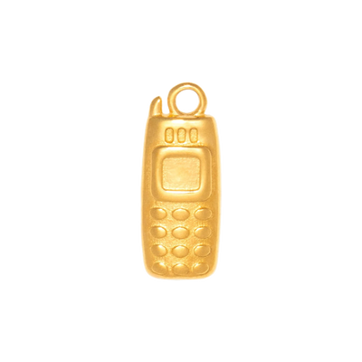Gold Charm Cell Phone
