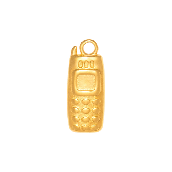 Gold Charm Cell Phone