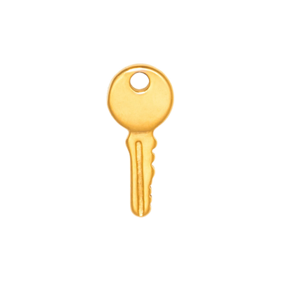 Gold Charm Key