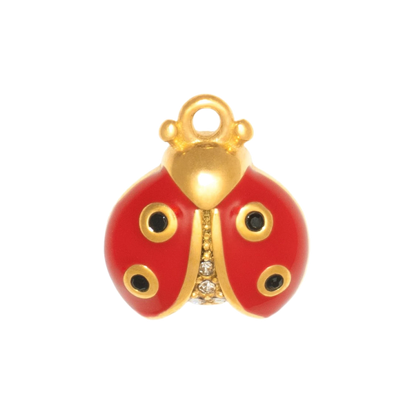 Gold Charm Ladybug