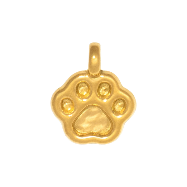 Gold Charm Paw Print