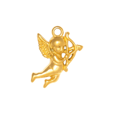 Gold Charm Cupid Cherub