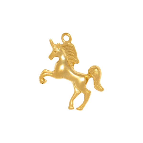 Gold Charm Unicorn