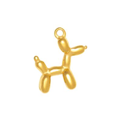 Gold Charm Balloon Dog