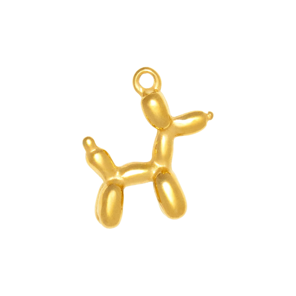 Gold Charm Balloon Dog