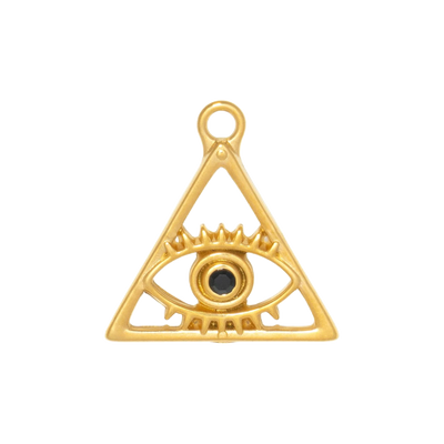 Gold Charm Evil Eye