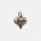 Runner Heart Charm