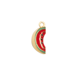 Watermelon Slice Charm - 18K Gold Plated