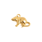 Rat Charm - 18K Gold Plated