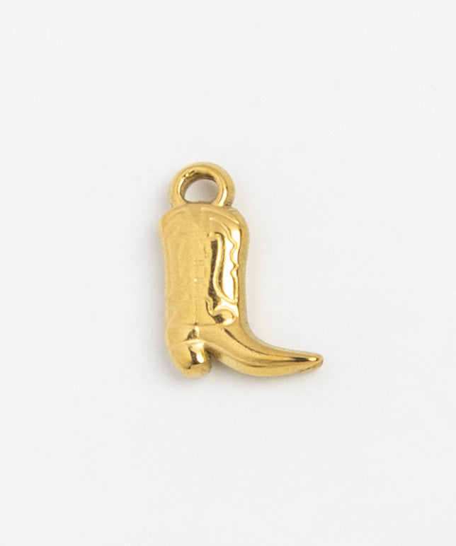 Gold Charm Cowboy Boot III