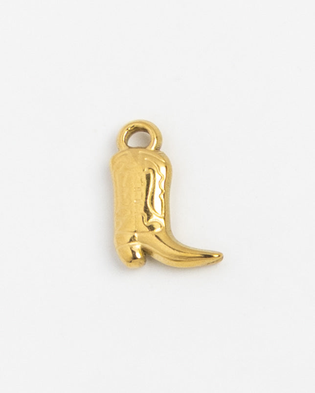 Gold Charm Cowboy Boot III